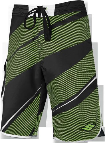 Slippery swimwear arc neo boardshorts black/green 32