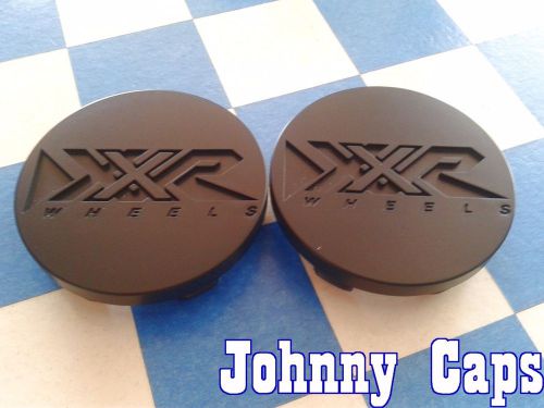 Xxr wheels [18/19] black center cap # cap-001-1 custom wheel new! hub caps (2)