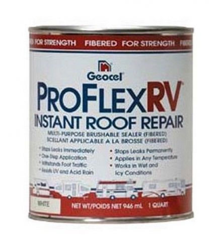 Rv trailer proflex instant roof repair white 1 gallon geocel 24301