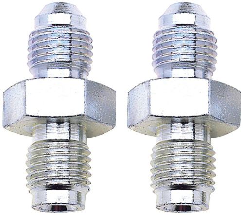 Edelbrock / russell 640301 sae brake and clutch adapter fitting - pair