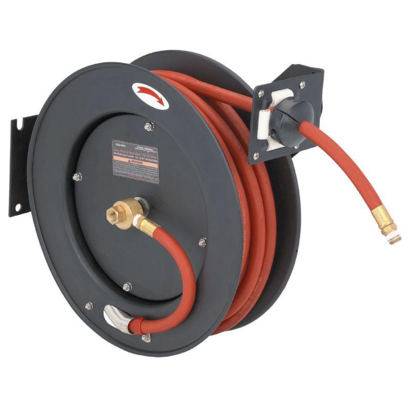 50 ft. retractable air/water hose reel with 3/8" hose 