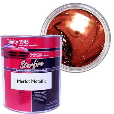 Starfire acrylic enamel auto paint - merlot metallic - 1 gallon