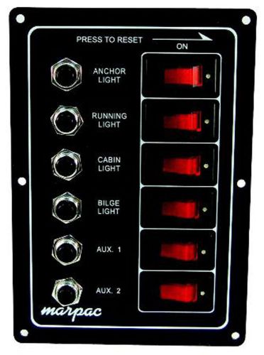 Marpac 6 gang circuit breaker panel