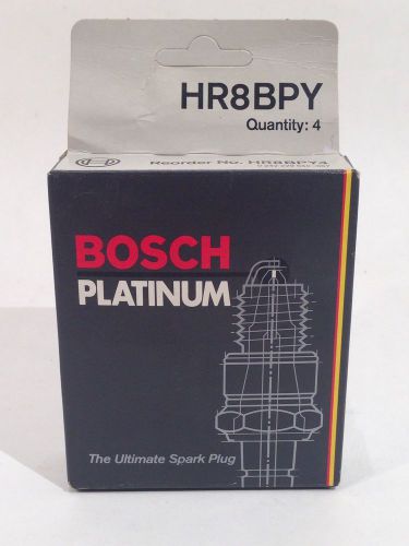 Four pack of bosch platinum hr8bpy spark plugs