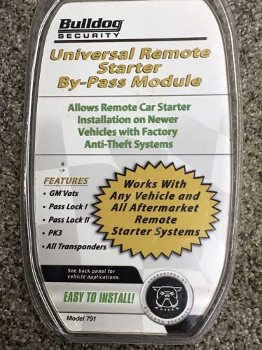 &#034;new&#034; &#034;sealed&#034; bulldog security 791 universal remote starter bypass module