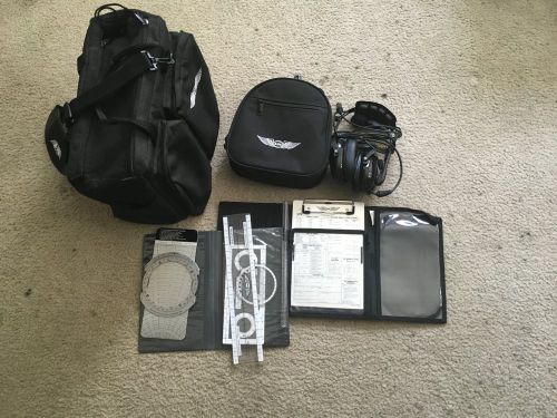Aviation headset &amp; fly bag