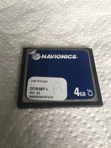 Navionics cf 646p+ lake michigan v01.22 compact flash format platinum plus 2010