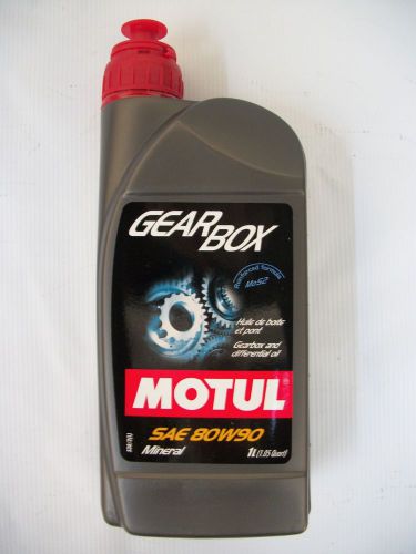 105787 motul gearbox 80w-90 1 liter transmission oil api gl-4 / gl-5