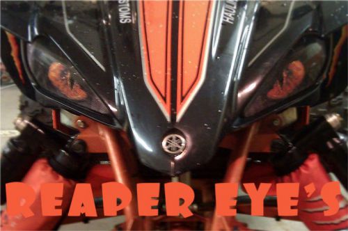 Yamaha raptor 2009-2012 yfz 450r yfz450x reaper head light covers rukind