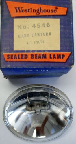 Vintage westinghouse sealed beam (glass) lamp no. 4546 4.7v hand lantern