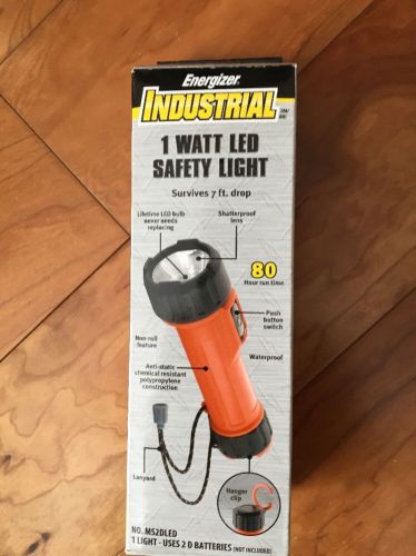 Energizer industrial safety led flashlight safety orange  ms2dled