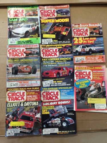 Circle track magazines 1985 with one 1986 and one 1989