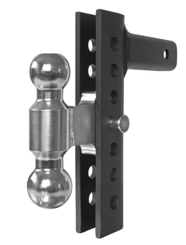8 inch drop ez hitch 2 &amp; 2 516 plated steel combo ball
