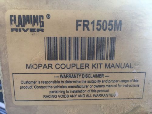 Flaming river fr1505m mopar coupler shaft kit, brand new