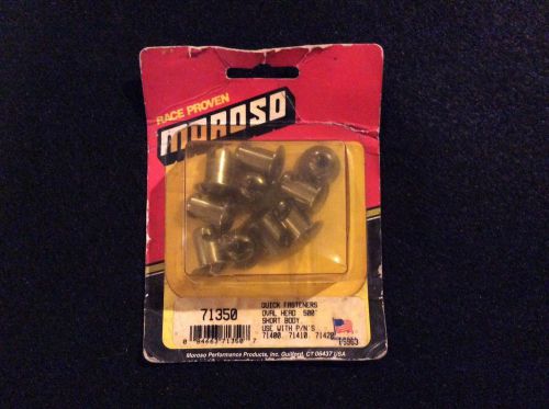 Moroso quick fasteners oval head short body slotted head 71350