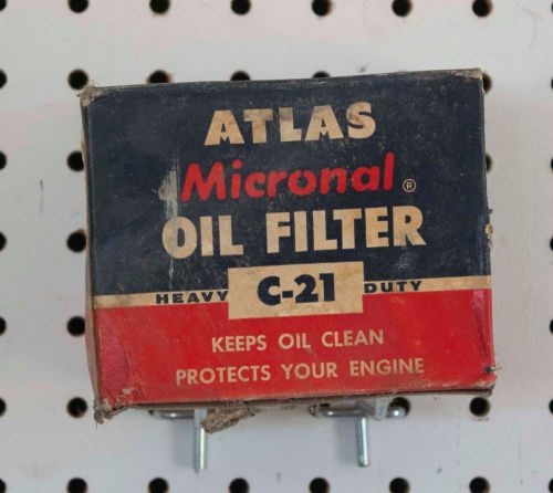 Atlas g-21 micronal refill vintage oil filter --nos