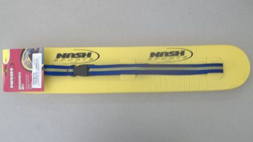 Watersports belt dipped vinyl yellow small up to 30&#034; waist nash sports dv100