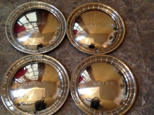 Set of 4 vintage 1950&#039;s buick hubcaps