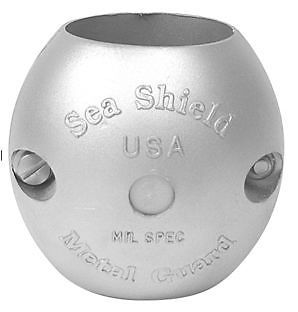 Sea shield 2 inch shaft zinc