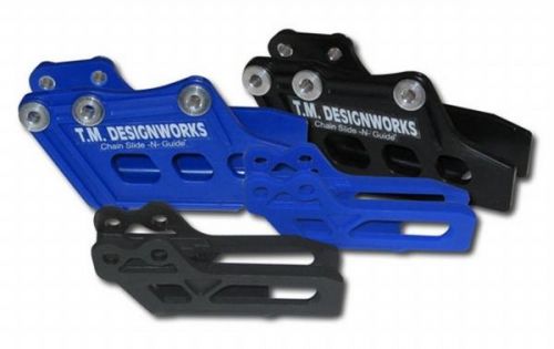 T.m. designworks moto-x polifibar rear chain guide shell/plastic rub rcg-108-bk