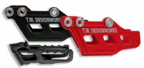 T.m. designworks moto-x polifibar rear chain guide shell/plastic rub rcg-108-rd