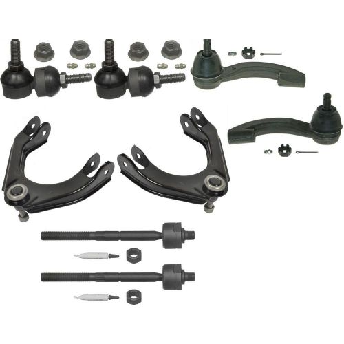 Eight piece front suspension package for a chrysler