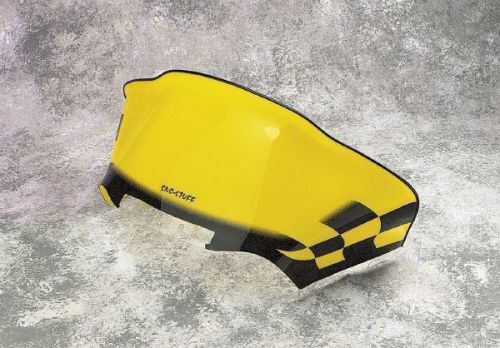 Sno stuff - 479-479-77 - flared windshield, med-low - 12.5in - black/yellow