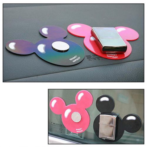 Non-slip anti-slip mat pad silicone for dashboard car smartphone / mickey mouse