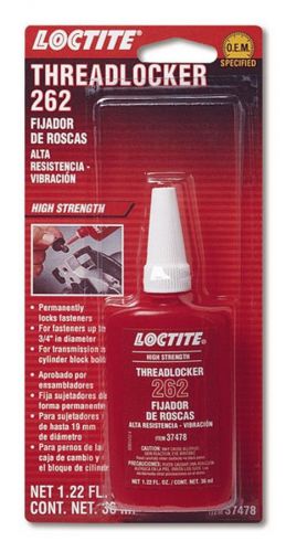Loctite red 262 thread locker 36 ml bottle p/n 37478