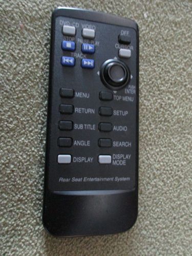 2006 -2011 subaru tribeca  rear seat entertainment system remote control