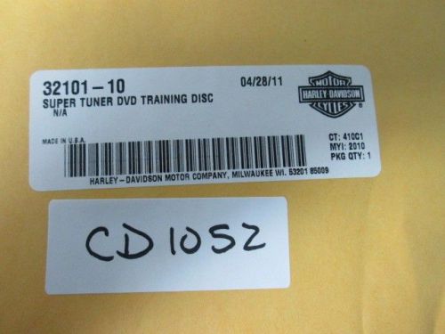 Nos oem harley-davidson dvd super tuner dvd training disc. p/n 32101-10