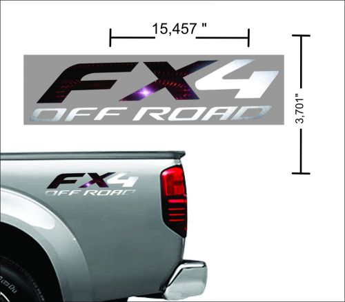 Fx4 off road decals - off road stickers truck 4x4 (2 stickers)