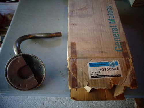 1959-1960-1961-1962 chevrolet truck belair car 6-cylinder pipe &amp; screen nos new