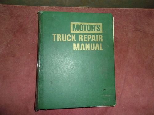 Motors truck repair manual 1960-1970