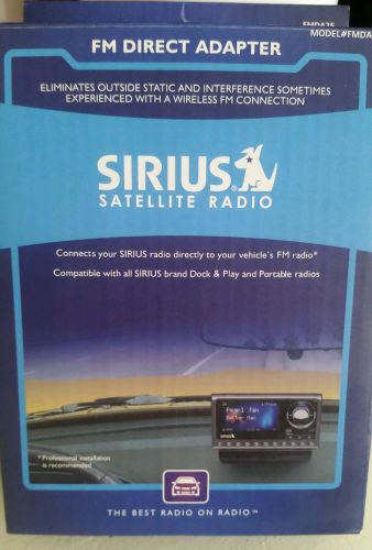 Sirius satellite radio fm direct adapter