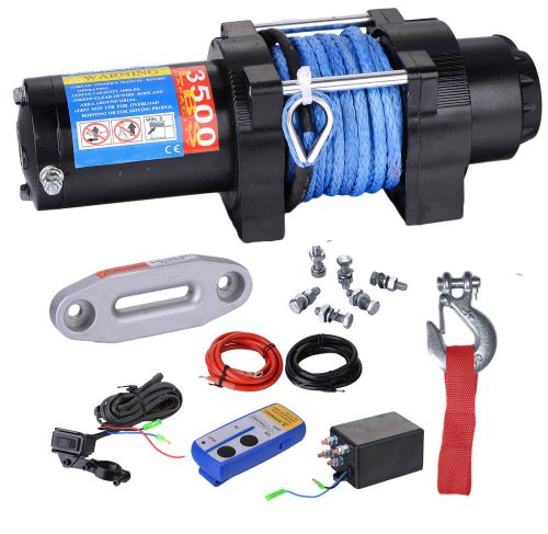 Biz tow recovery winch 3500lbs capacity electric winch for atv/utv,3500d-1s