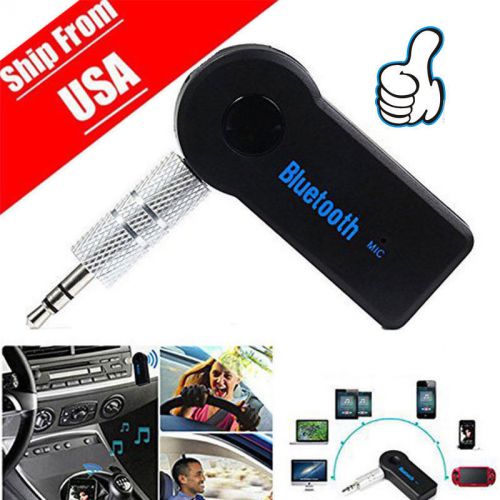 Wireless bluetooth 3.0 3.5mm aux audio stereo music car receiver adapter mic mo