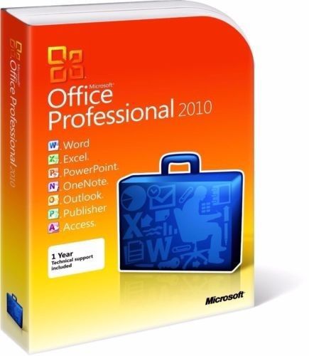 Micros0ft 0ffice professional 2010 full retail version windows (for 3 pcs)