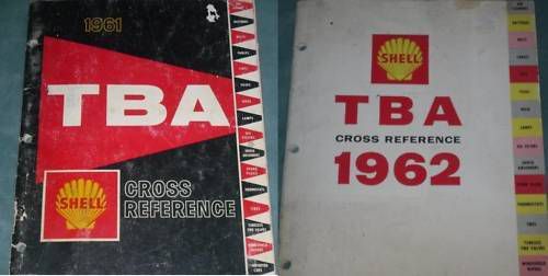 1961 &amp; 1962 tba shell cross reference vintage manuals