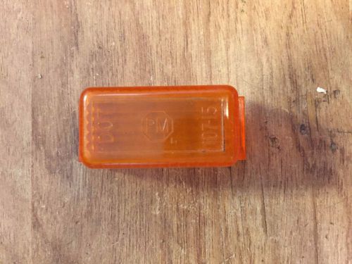 2 new orange marker light replacement l;ens peterson (pm) for rv trailer truck