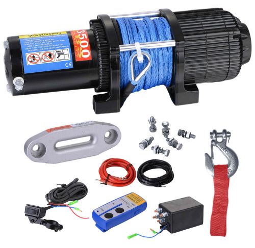 Biz tow recovery winch 3500lbs capacity electric winch for atv/utv,3500d-s