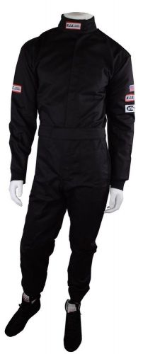 Rjs racing sfi 3-2a/1 new 1 piece racing fire suit adult 5x black