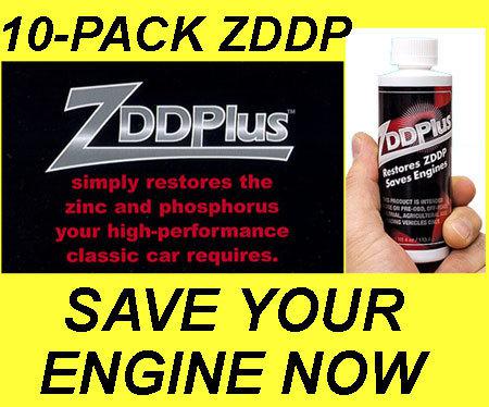 Zddp plus engine oil additive zinc & phosphorus 10 pack