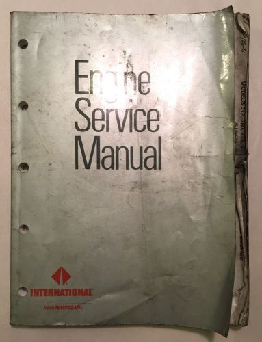 (2) international cges 185-5 service manuals - 312 360 414 436 466 diesel engine