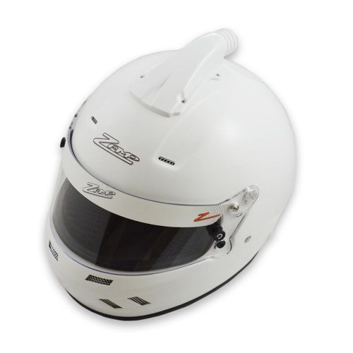 Rz-55 snell sah2010 white helmet by zamp size large h739001l