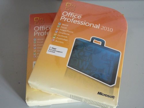 Microsoft office professional 2010 32/64-bit dvd retail version windows 3pc