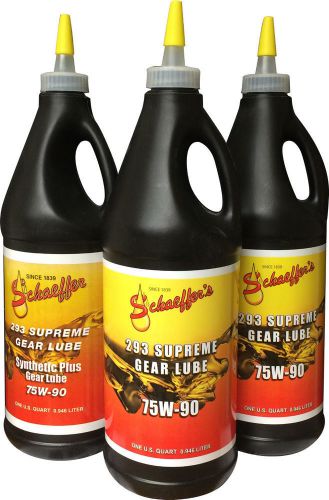 Schaeffer supreme gear lube sae 75w-90  12 (1 quart bottles)
