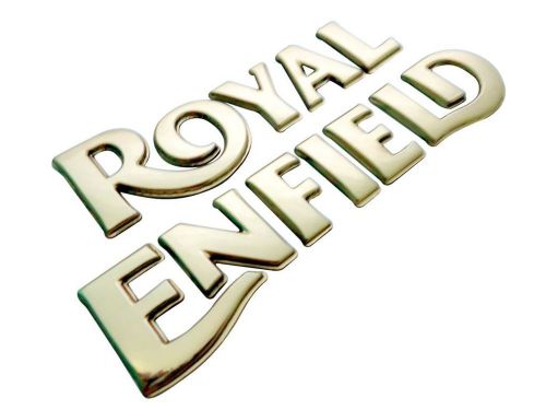 Pack of 100 golden tank sticker for royal enfield bullet