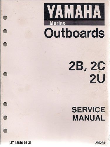 Yamaha outboards service manual for 2b 2c 2u