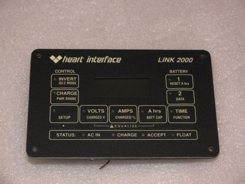 New heart interface/ xantrex link 2000 remote/ battery monitor freedom inverters